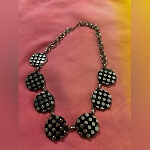 ✨Polka Dot Silver Necklace✨
